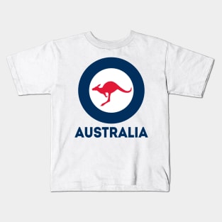 Australia Military Roundel, RAAF, Royal Australian Air Force Kids T-Shirt